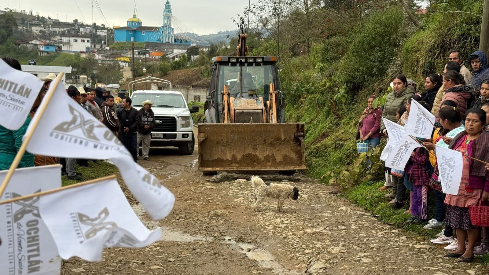 Banderazo de Inicio de Obra en la Junta Auxiliar de Zoatecpan 🚧
