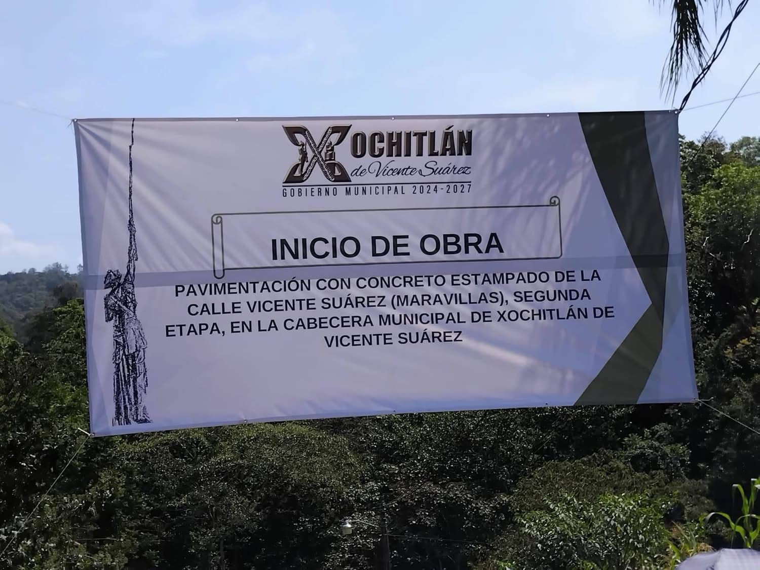 Inicio de Obra de la segunda etapa de pavimentación con concreto estampado en la calle Vicente Suárez